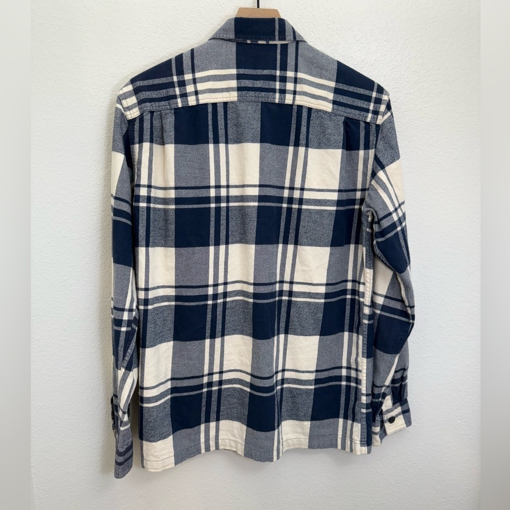 Patagonia Midweight Fjord Flannel Shirt - Smolder Blue Small - Picture 5 of 9